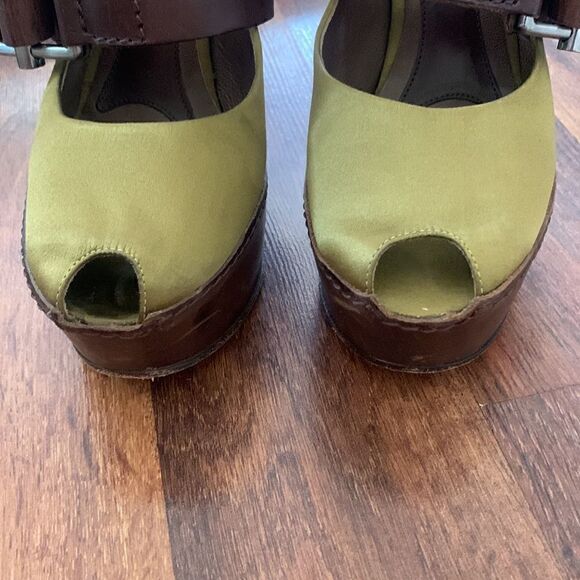 Marni Platform Mary Jane Peep Toe Heels - Picture 4 of 9